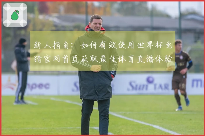 新人指南：如何有效使用世界杯竞猜官网首页获取最佳体育直播体验